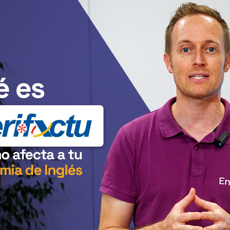 David Canales explicando qué es VERIFACTU y cómo afecta a las academias de inglés